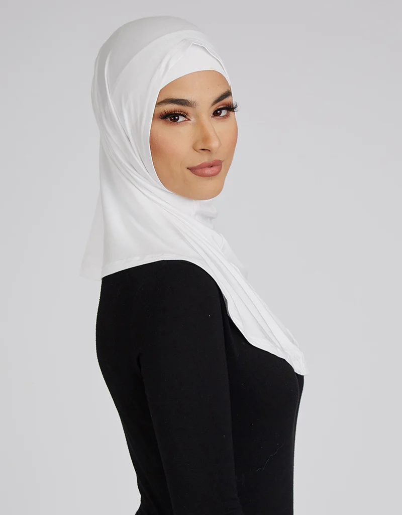 2 Piece Hijab Cap / Scarf - Light Shades - Image 2