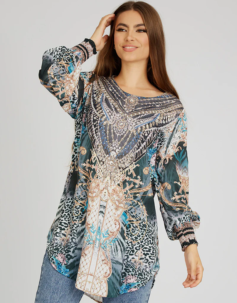 Abbigail Beaded Top