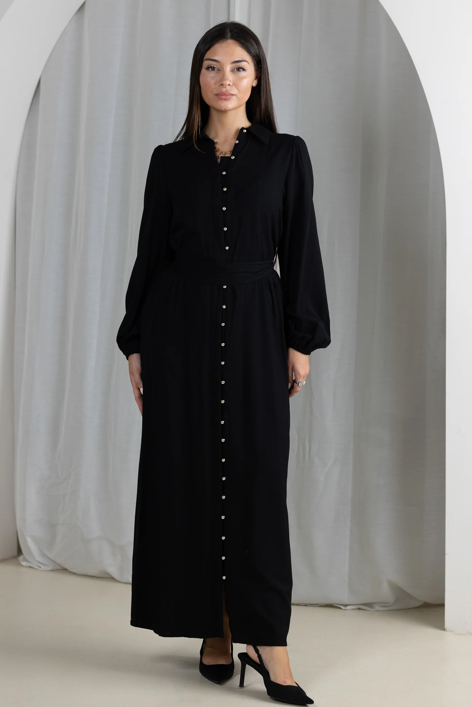 Abella Linen Dress - Image 2