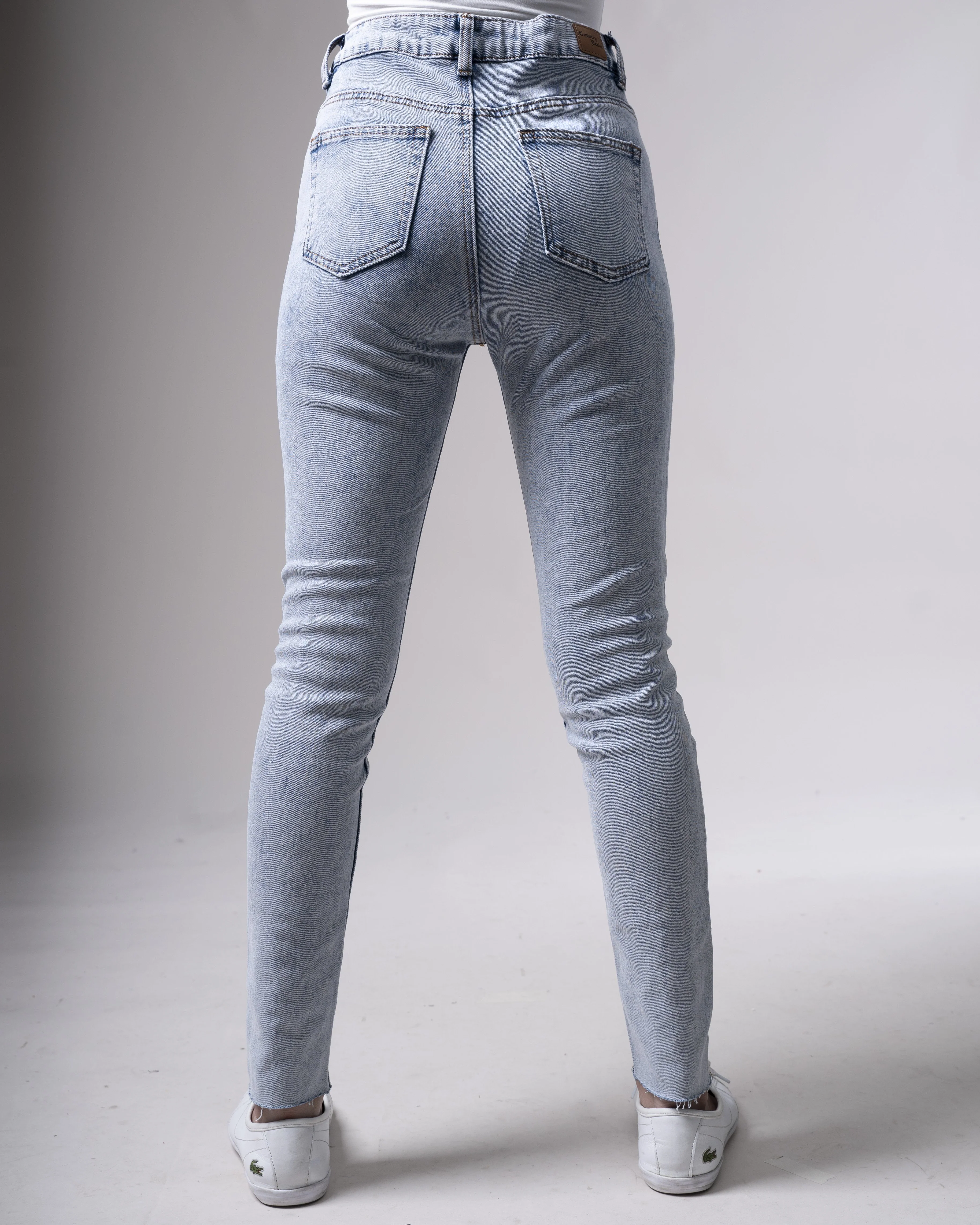 Acid Wash Skinny Jeans - Image 5