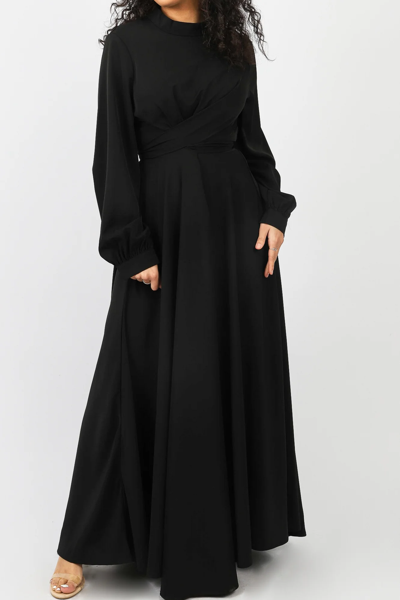 Adelia Tie Back Maxi Dress - Image 8