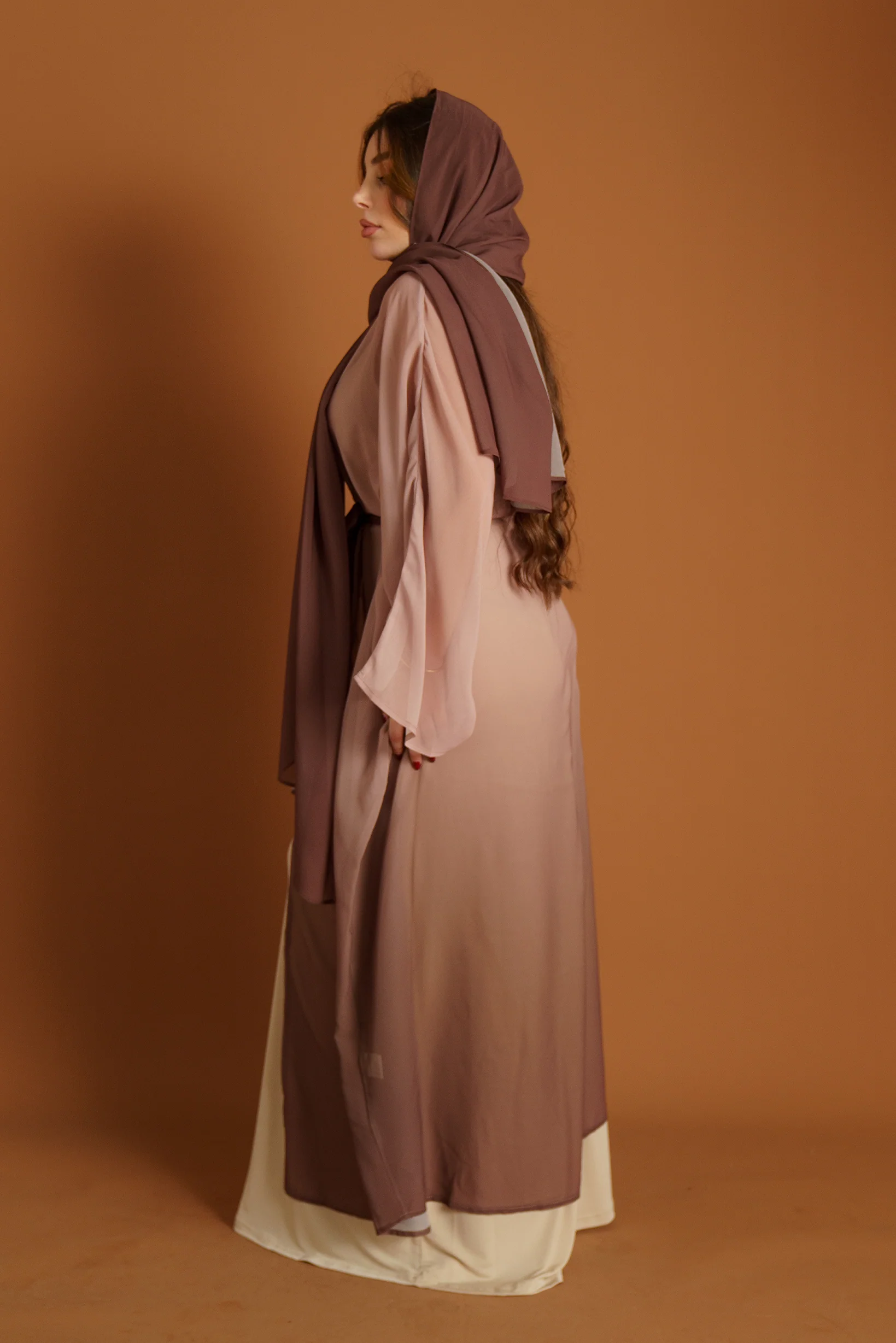 Areem Tie Dye Cardigan & Scarf - Image 10