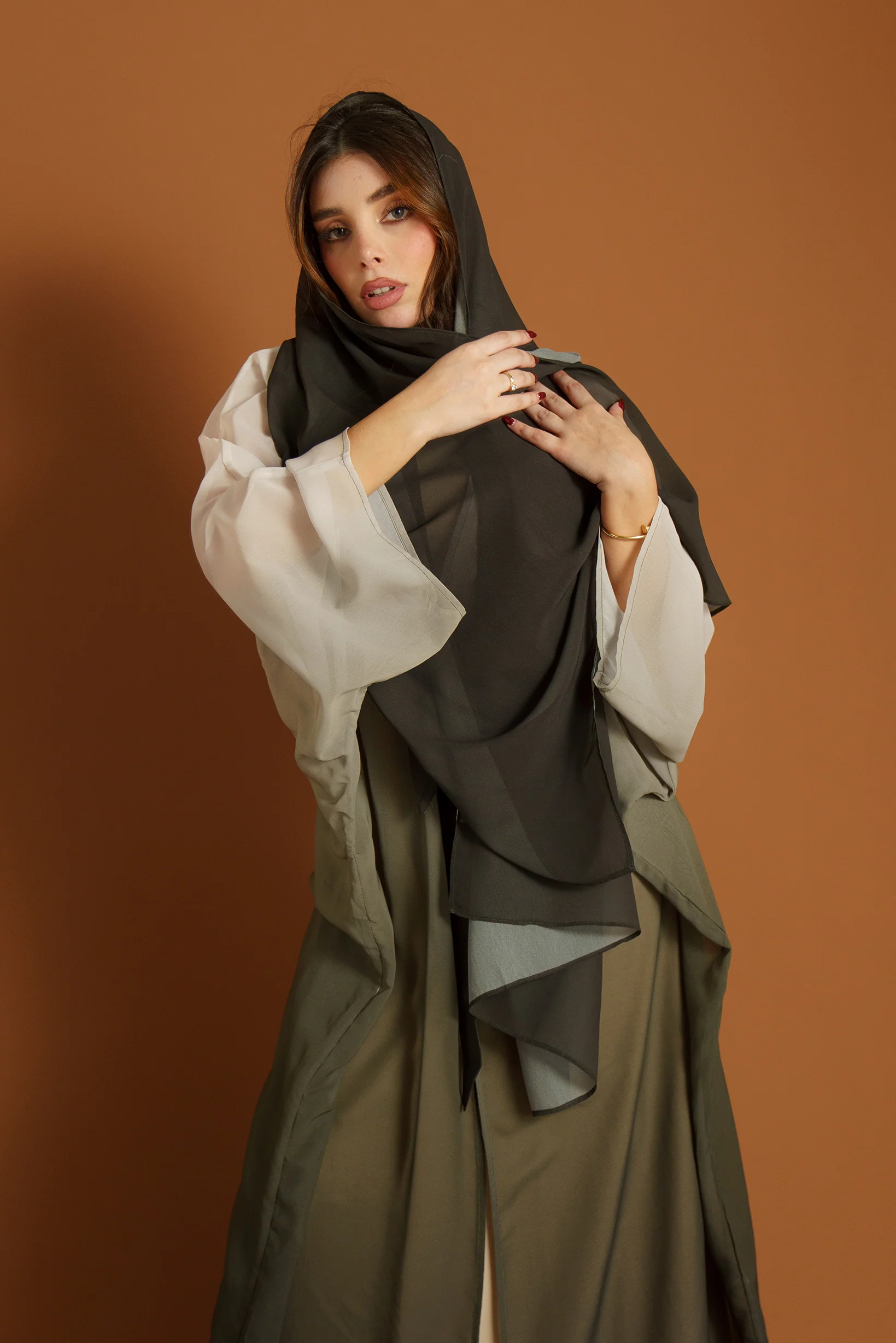 Areem Tie Dye Cardigan & Scarf - Image 3