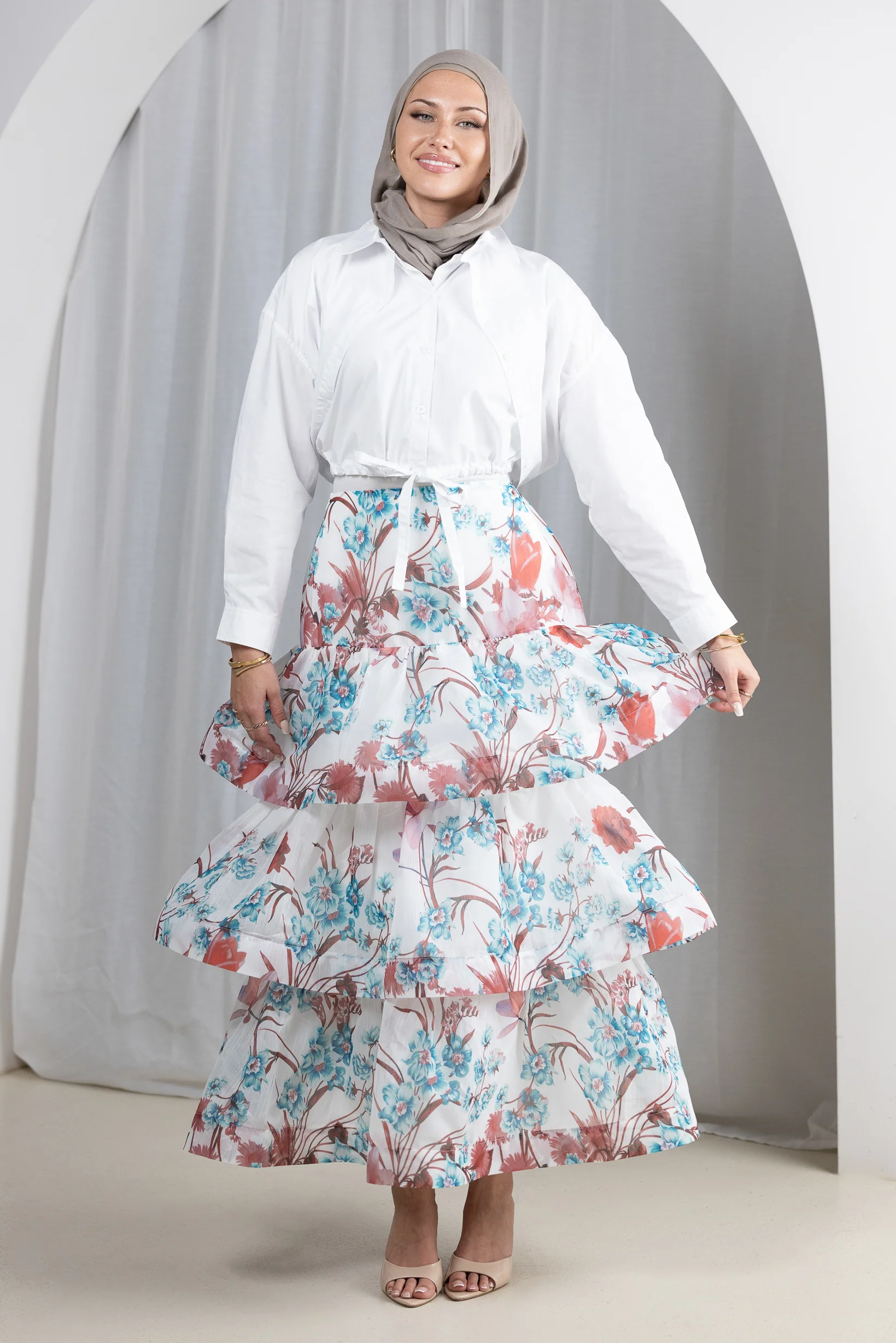 Areem Tiered Zimi Skirt - Image 7