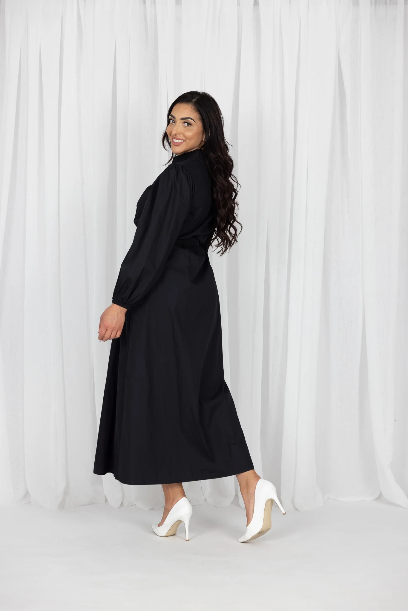 Arlene Button Maxi Dress - Image 11