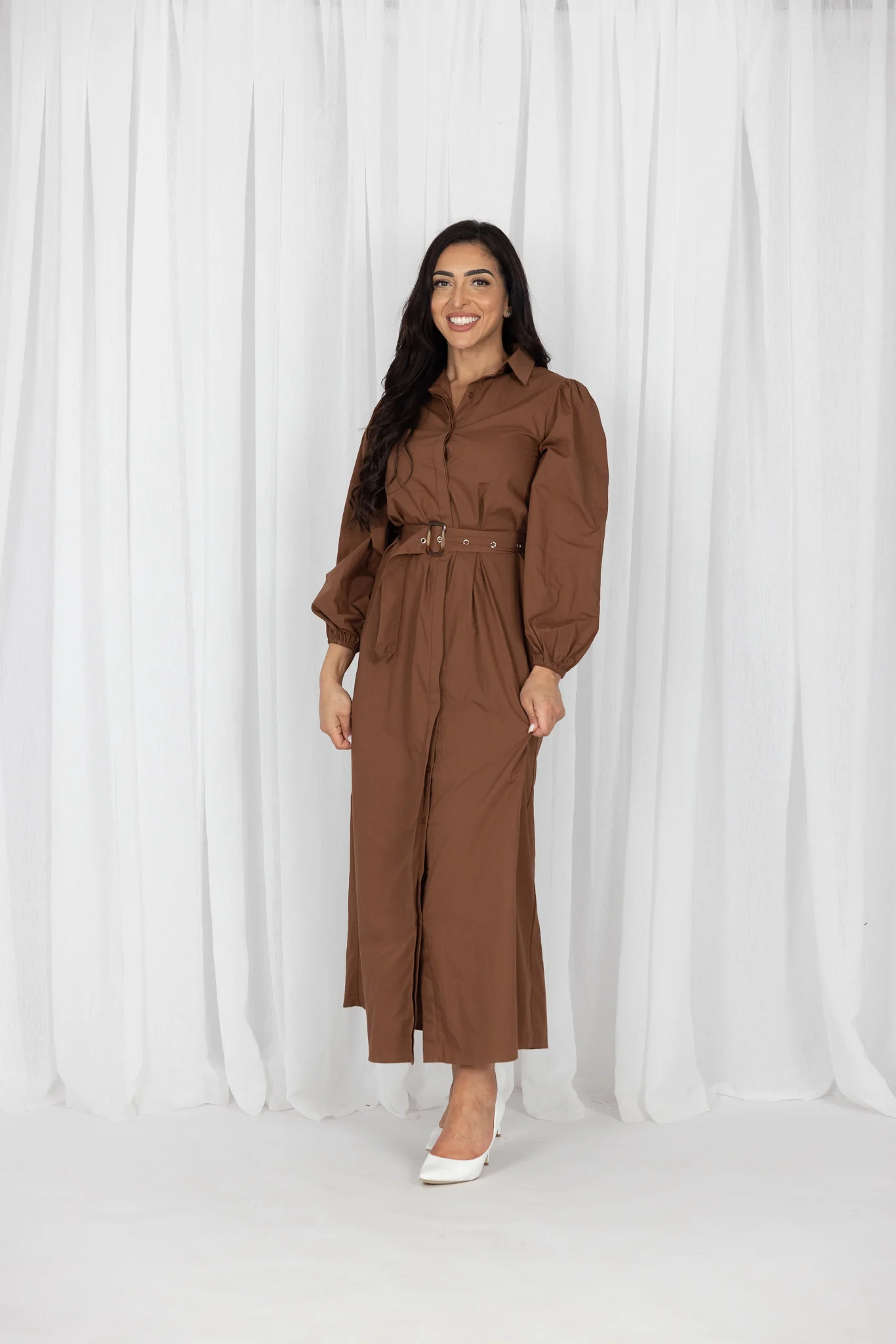 Arlene Button Maxi Dress - Image 13
