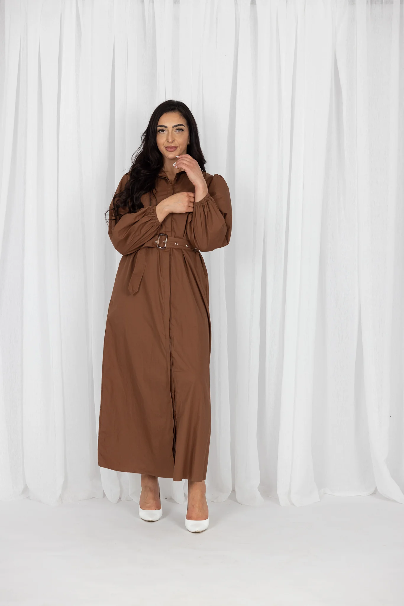 Arlene Button Maxi Dress - Image 16