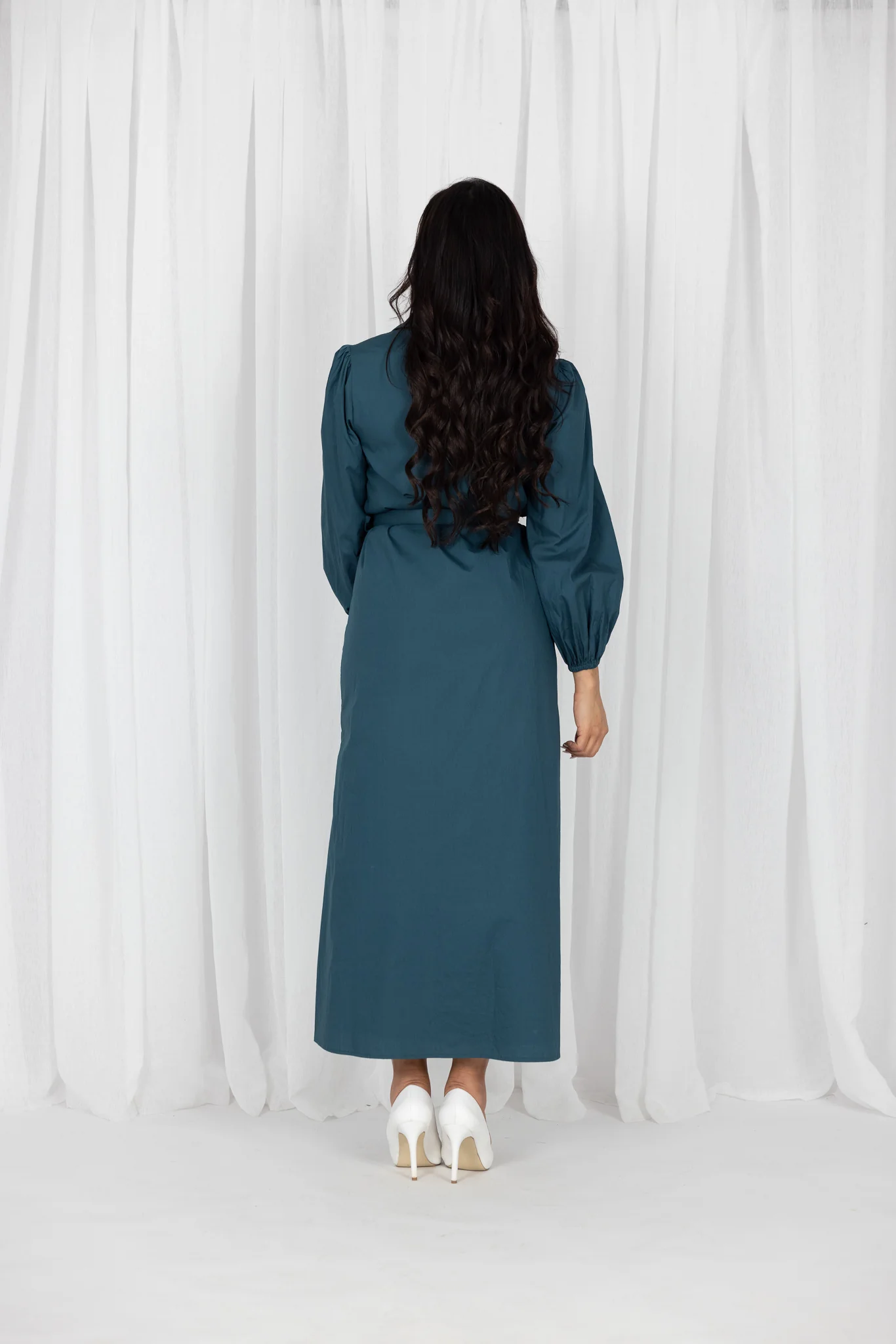 Arlene Button Maxi Dress - Image 7