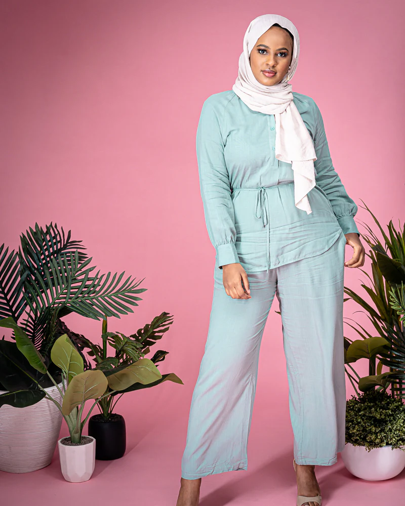 Aviva Rayon Wide Leg Pants - Image 4