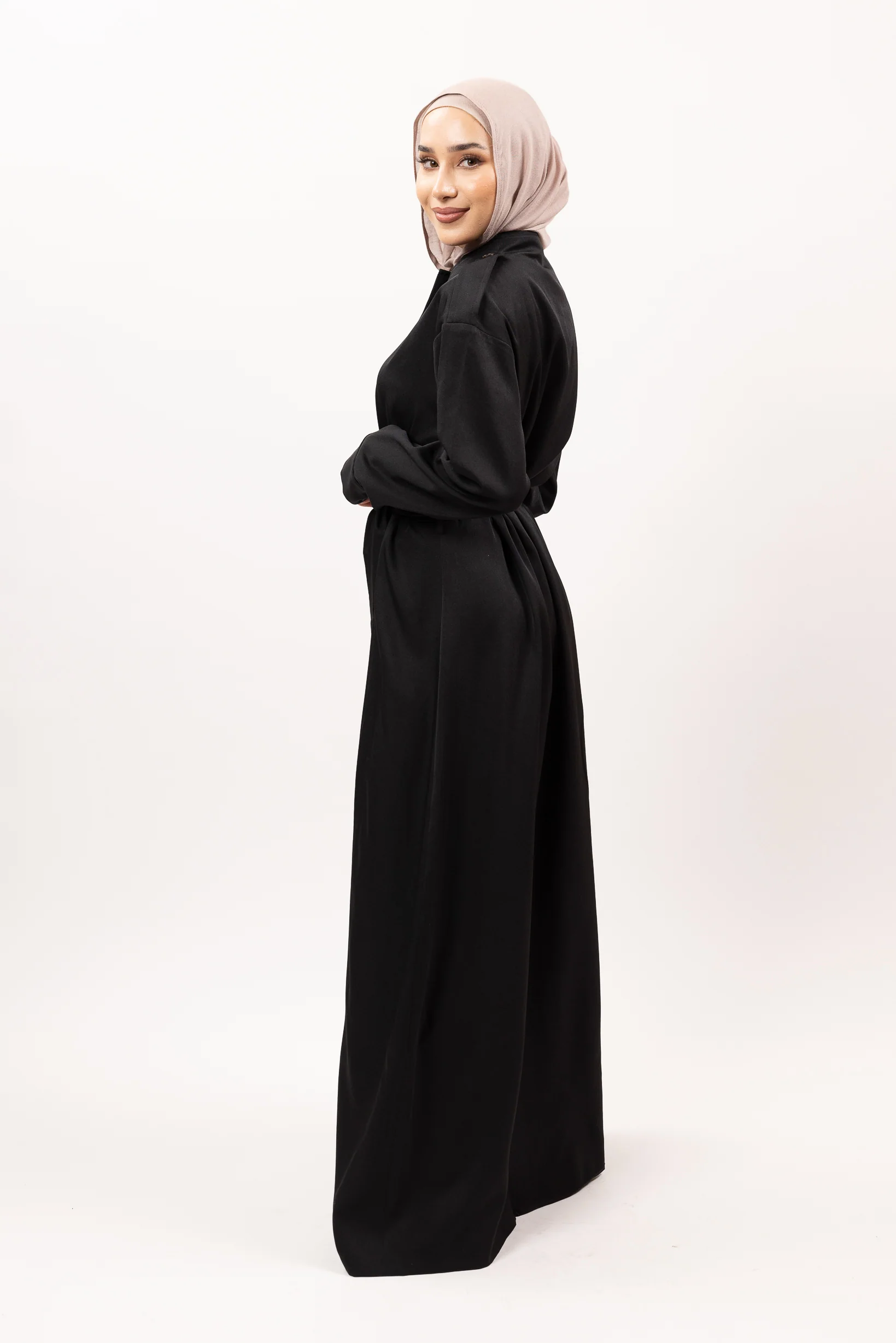 Aylene Single Pocket Abaya - Image 10