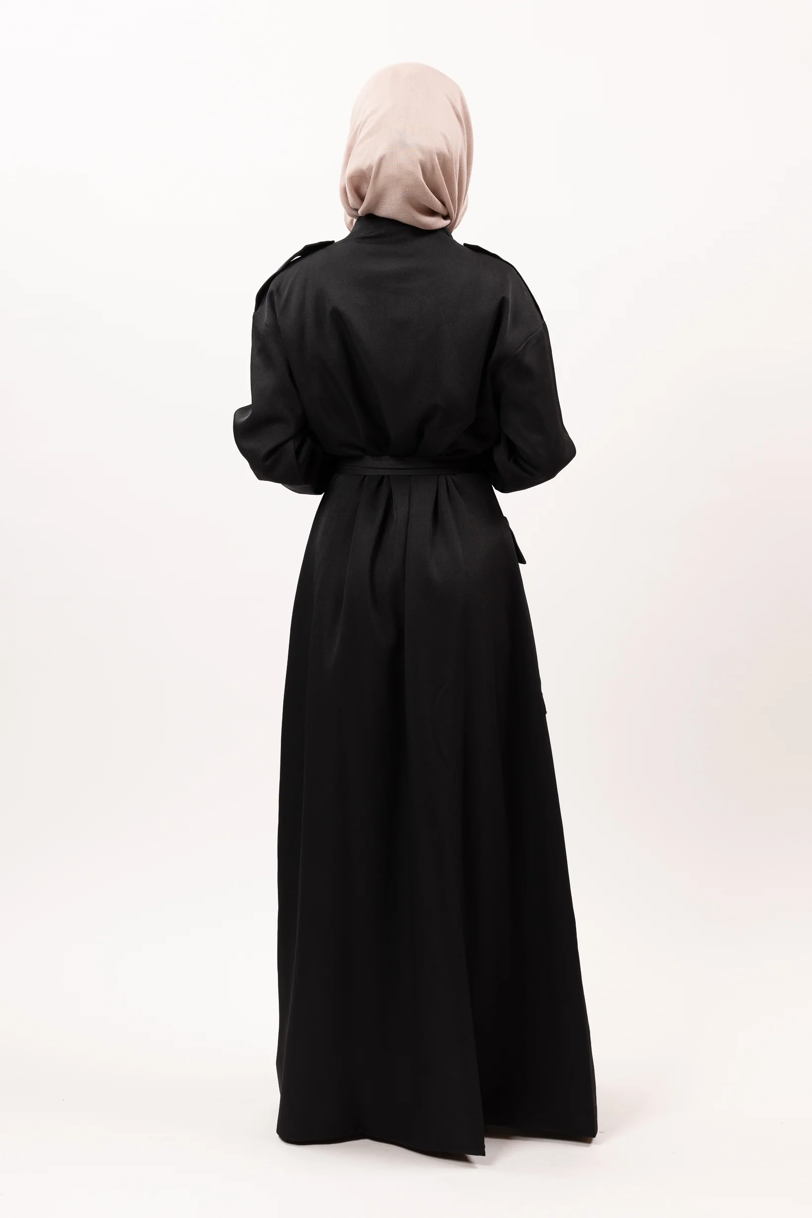 Aylene Single Pocket Abaya - Image 11
