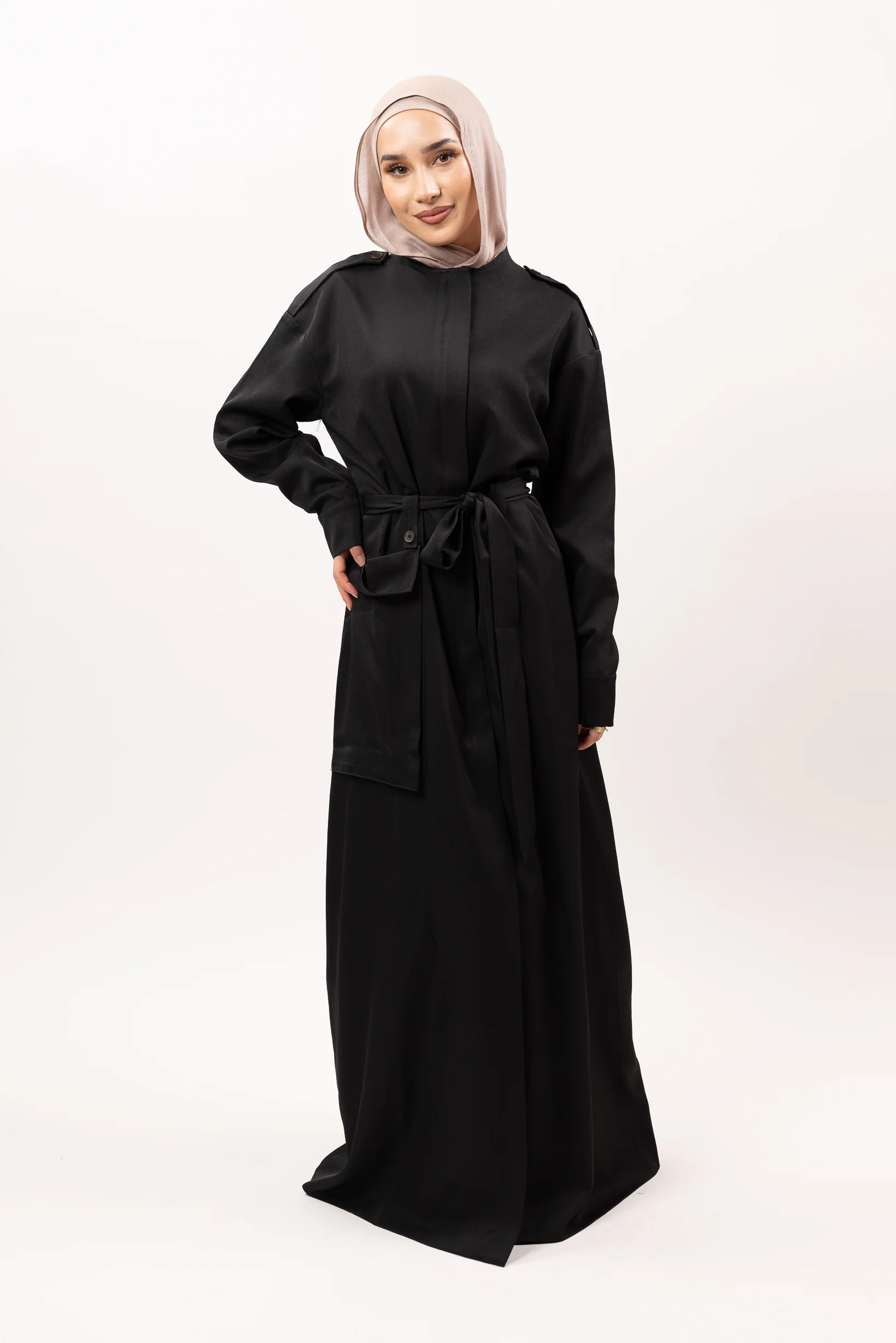 Aylene Single Pocket Abaya - Image 7