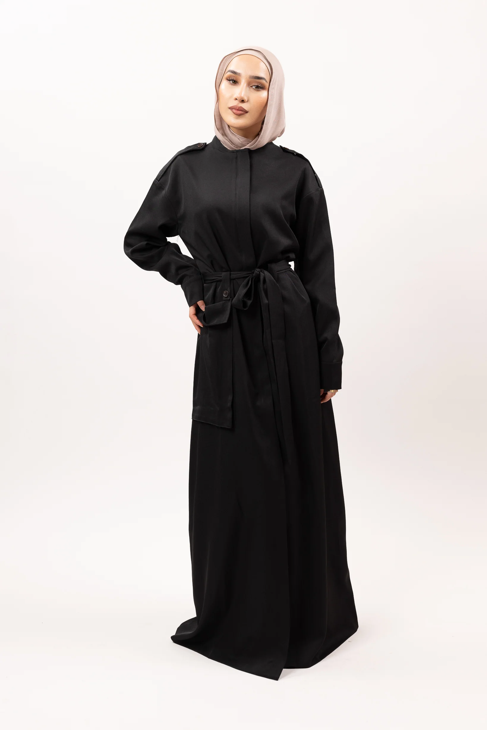 Aylene Single Pocket Abaya - Image 8
