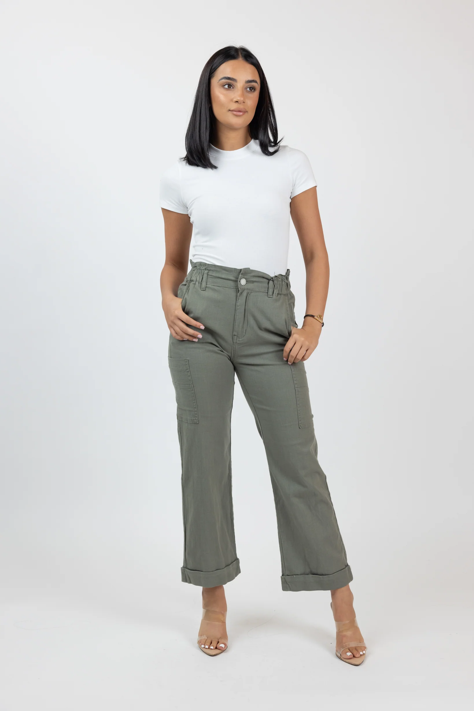 Azaria Stretch Straight Leg Pants - Image 2