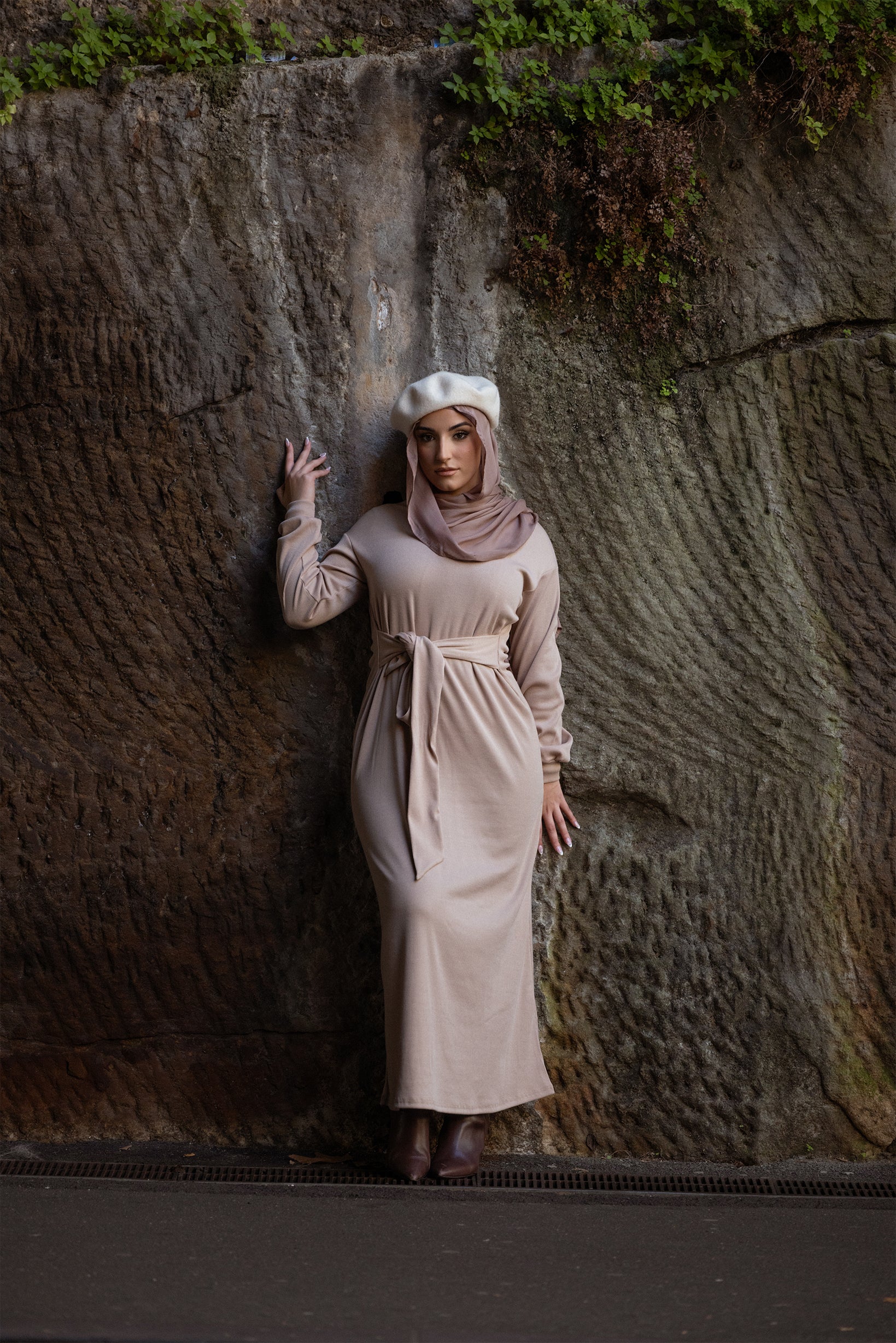 Azeema Waist Tie Dress