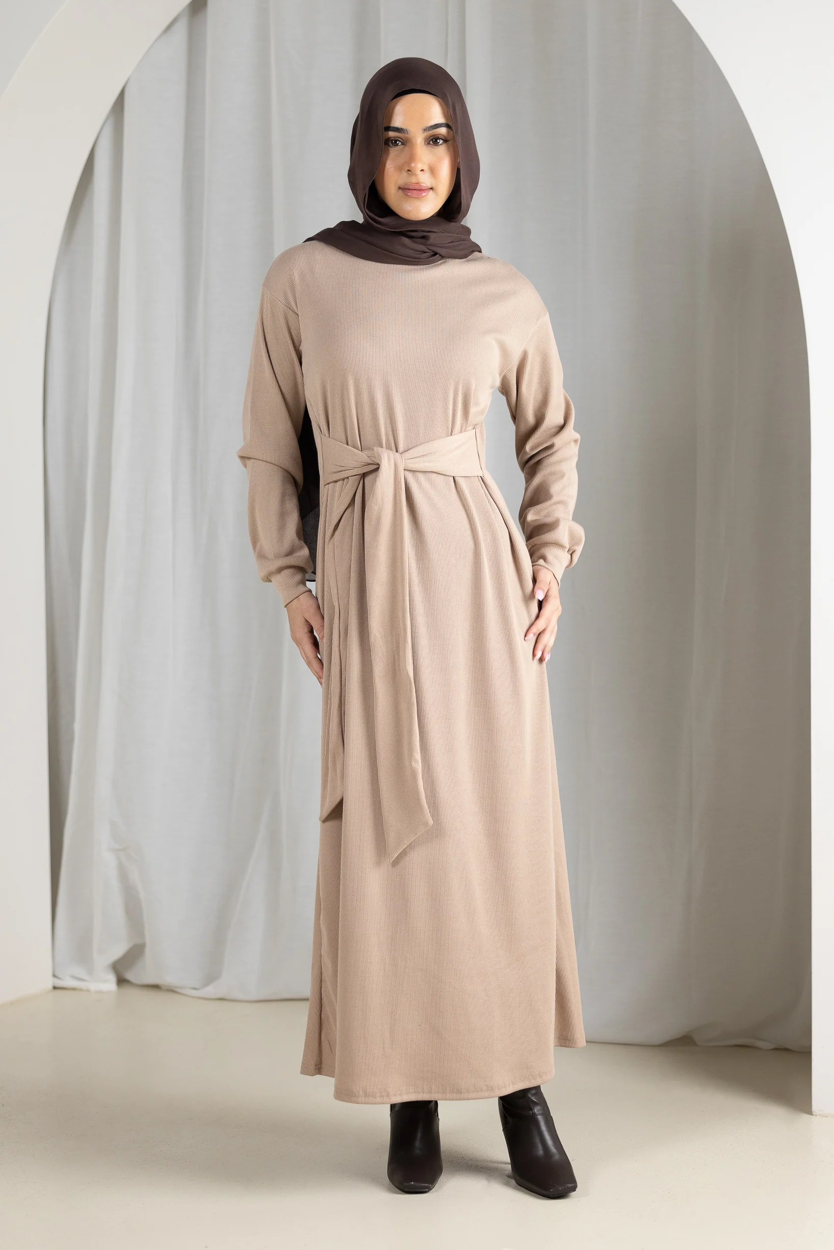 Azeema Waist Tie Dress - Image 2