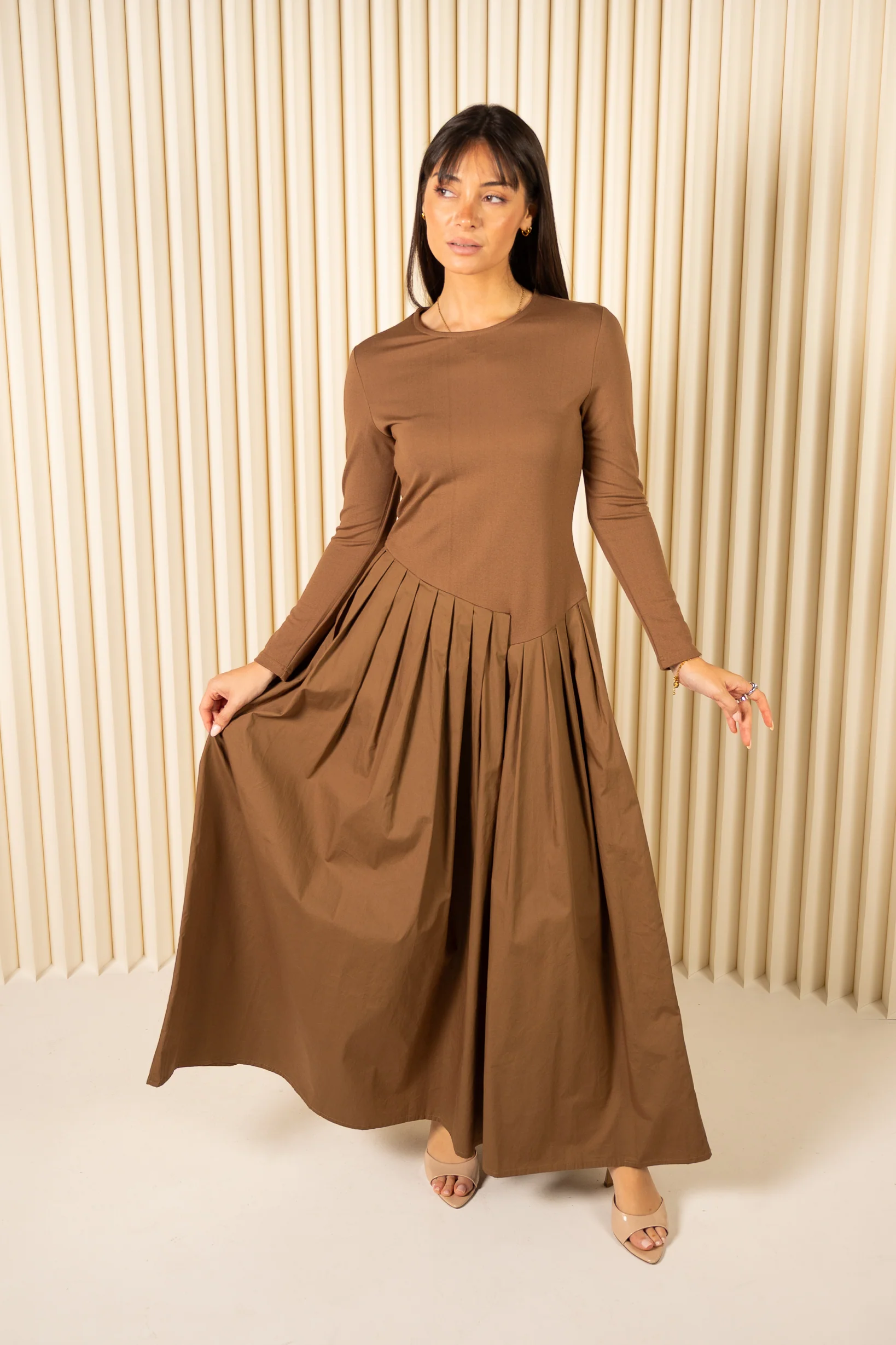 Azimmi Pleat Bottom Dress - Image 4