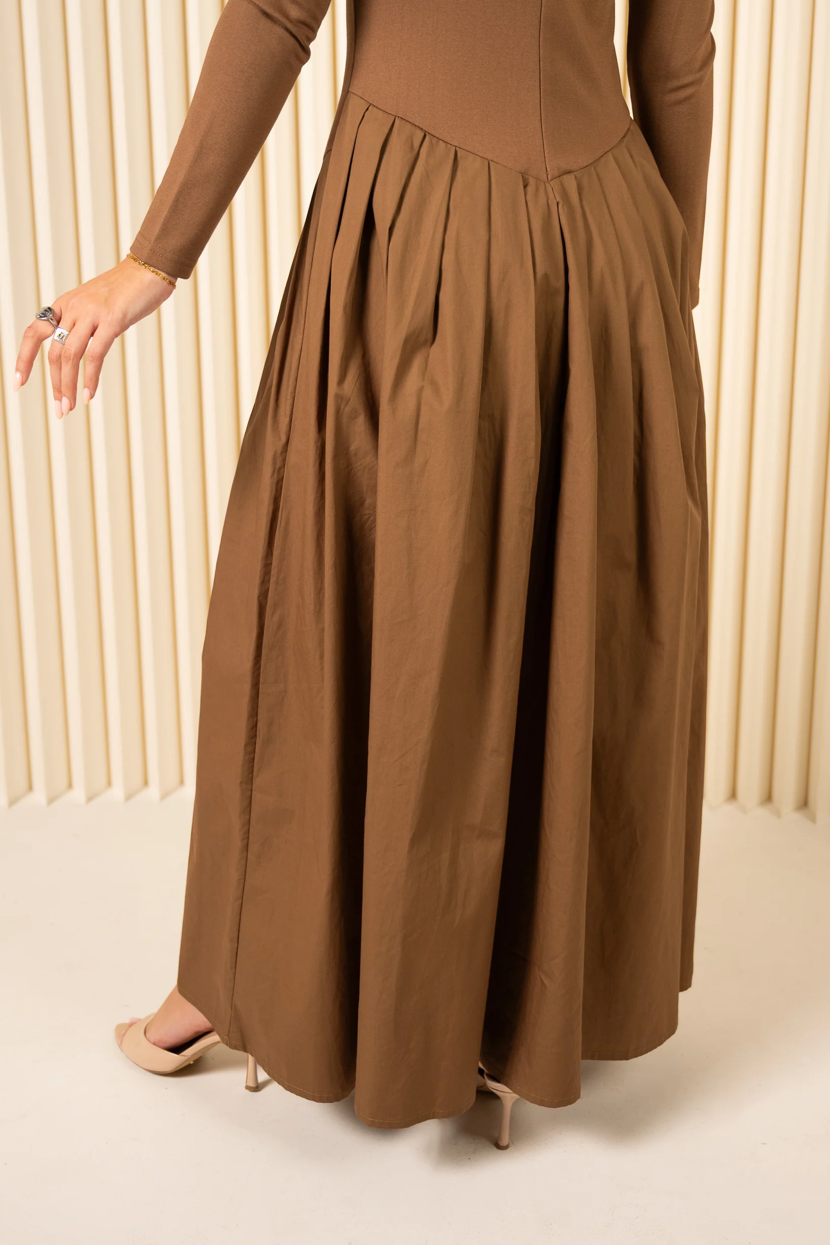 Azimmi Pleat Bottom Dress - Image 7