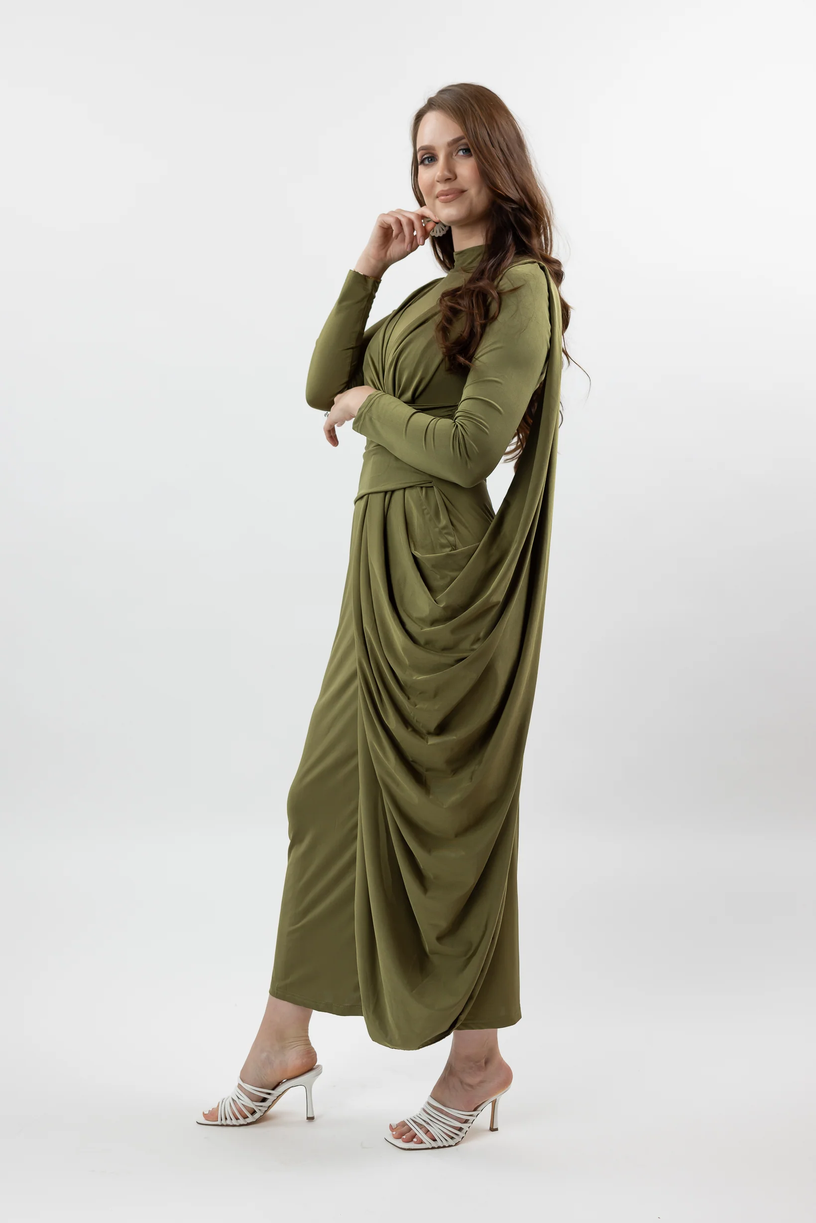 Aziya Drape Dress - Image 4