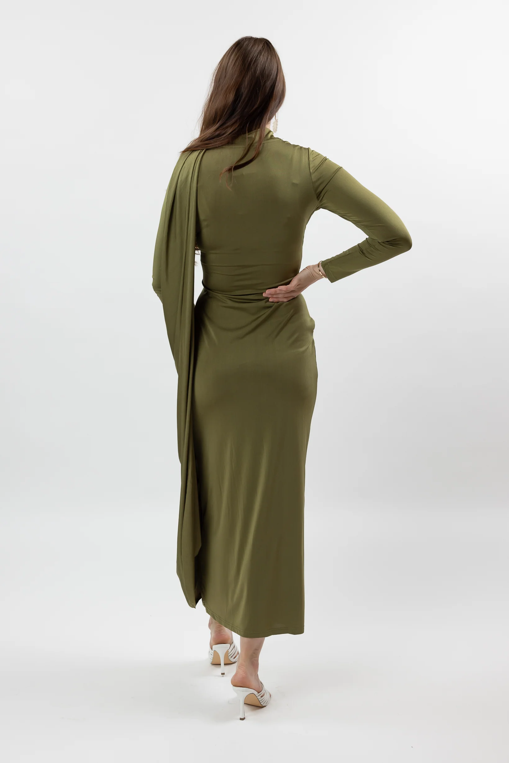 Aziya Drape Dress - Image 5