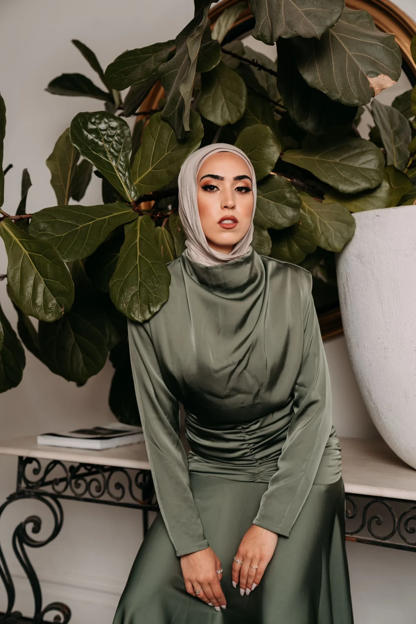 Azora Ruched Waist Dress - Image 22