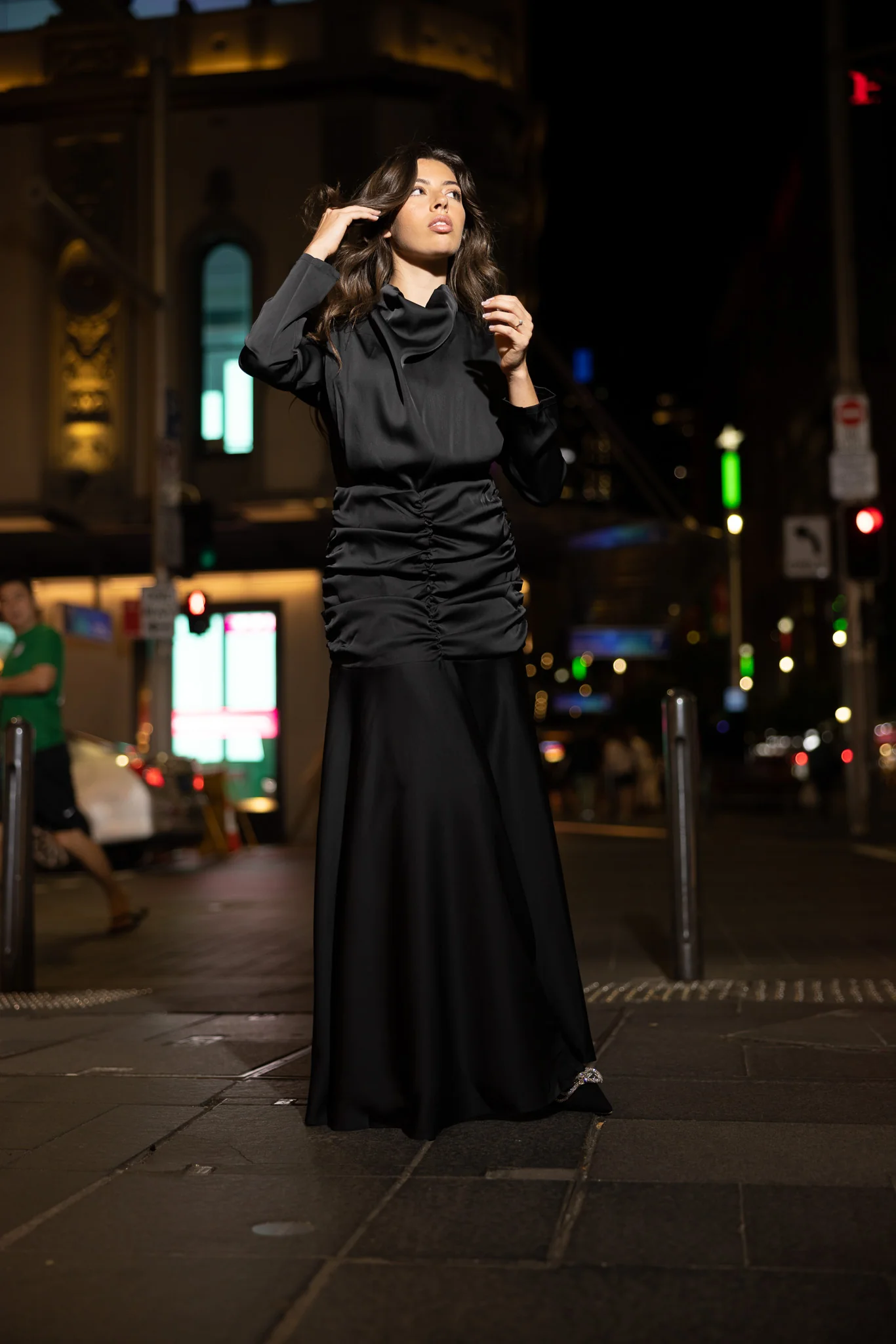 Azora Ruched Waist Dress - Image 3
