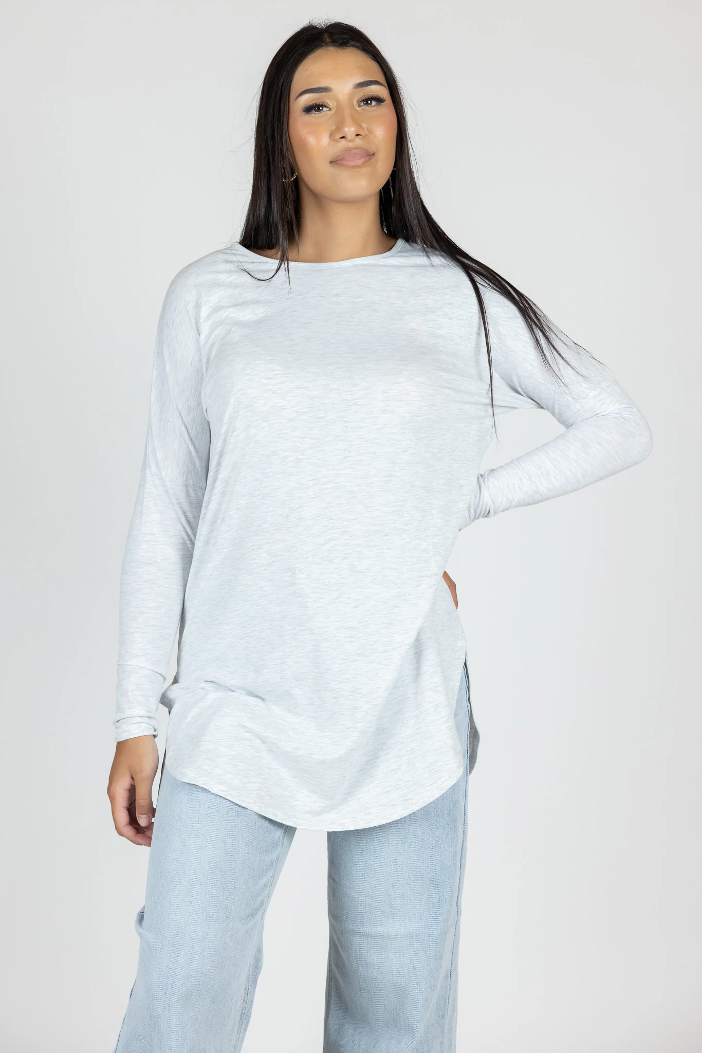 Basic Long Sleeve Loop Top - Image 11