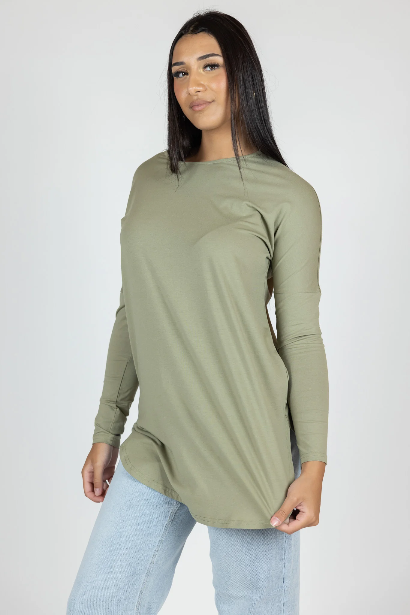 Basic Long Sleeve Loop Top - Image 3