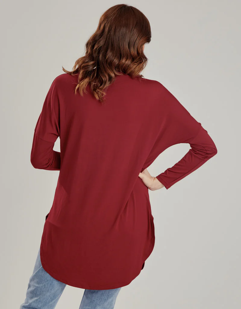 Basic Long Sleeve Loop Top - Dark Shades - Image 16