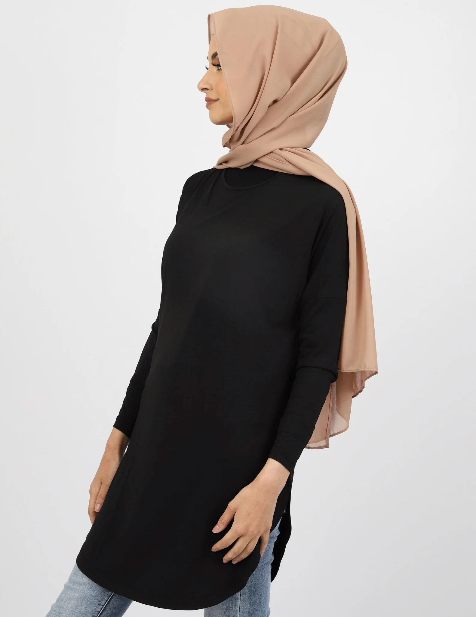 Basic Long Sleeve Loop Top - Dark Shades - Image 4
