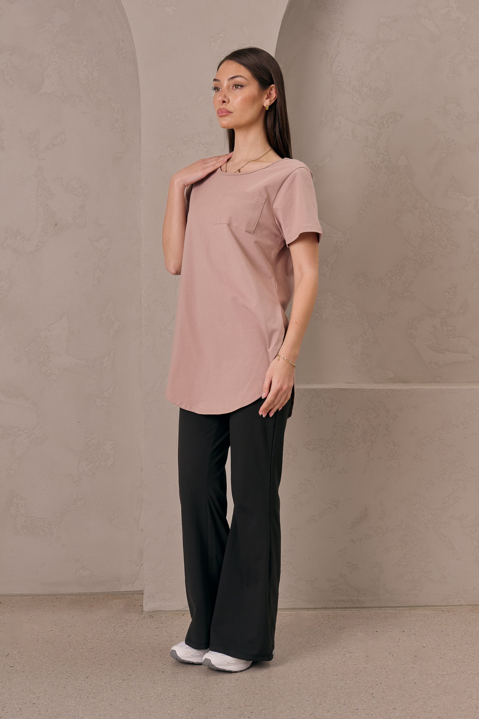 Basic Loop Tee - Shades of Nude - Image 4