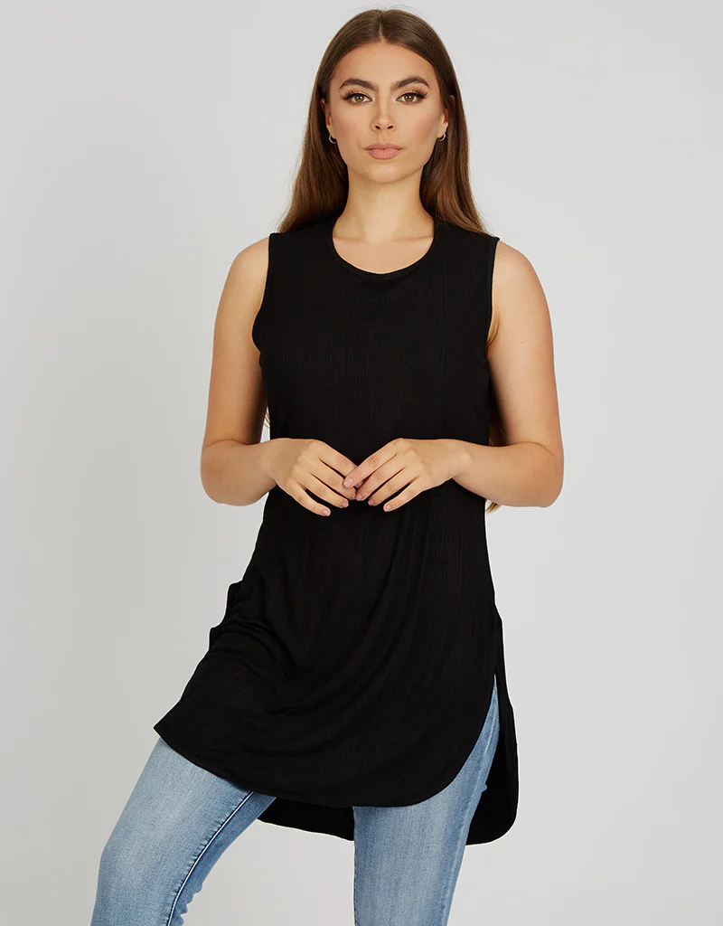 Basic Ribbed Tank Top - Image 12
