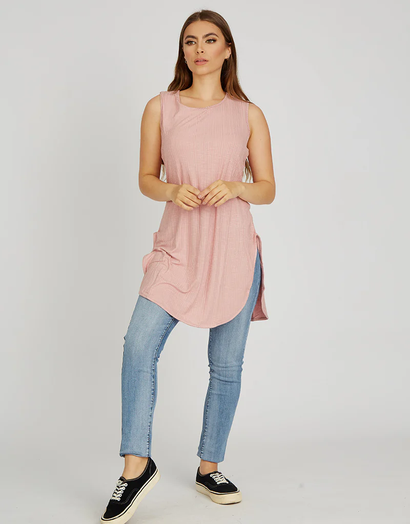 Basic Ribbed Tank Top - Image 5