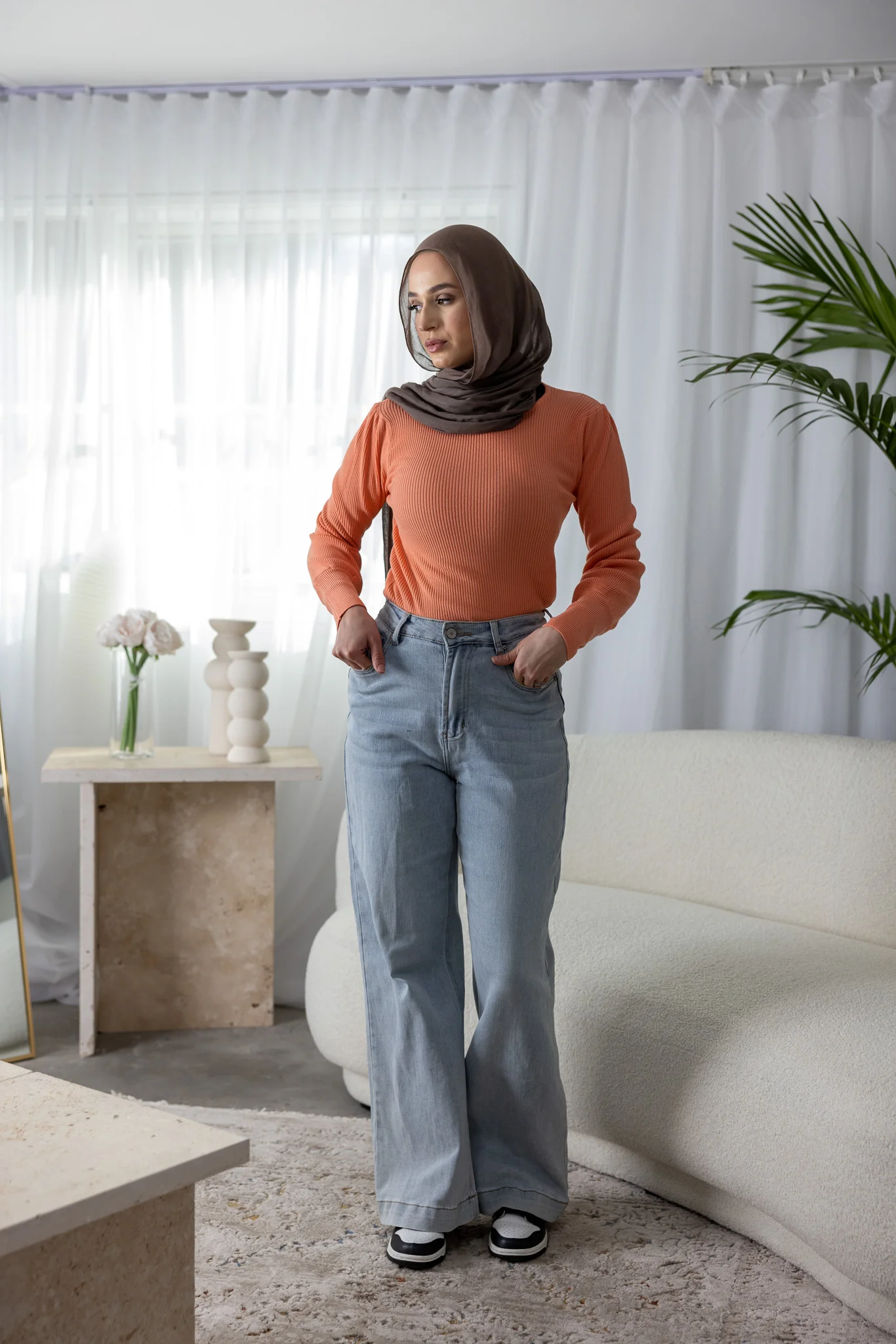 Bella Sleeve Round Neck Jumper - Image 7