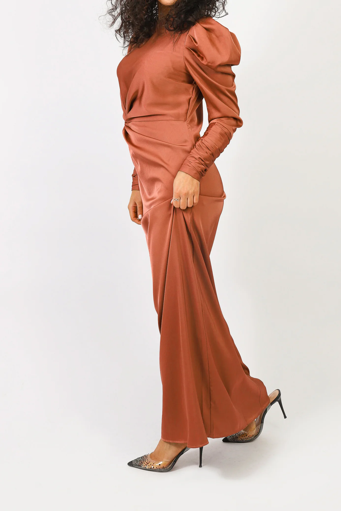 Billow Detailed Maxi Dress - Image 14