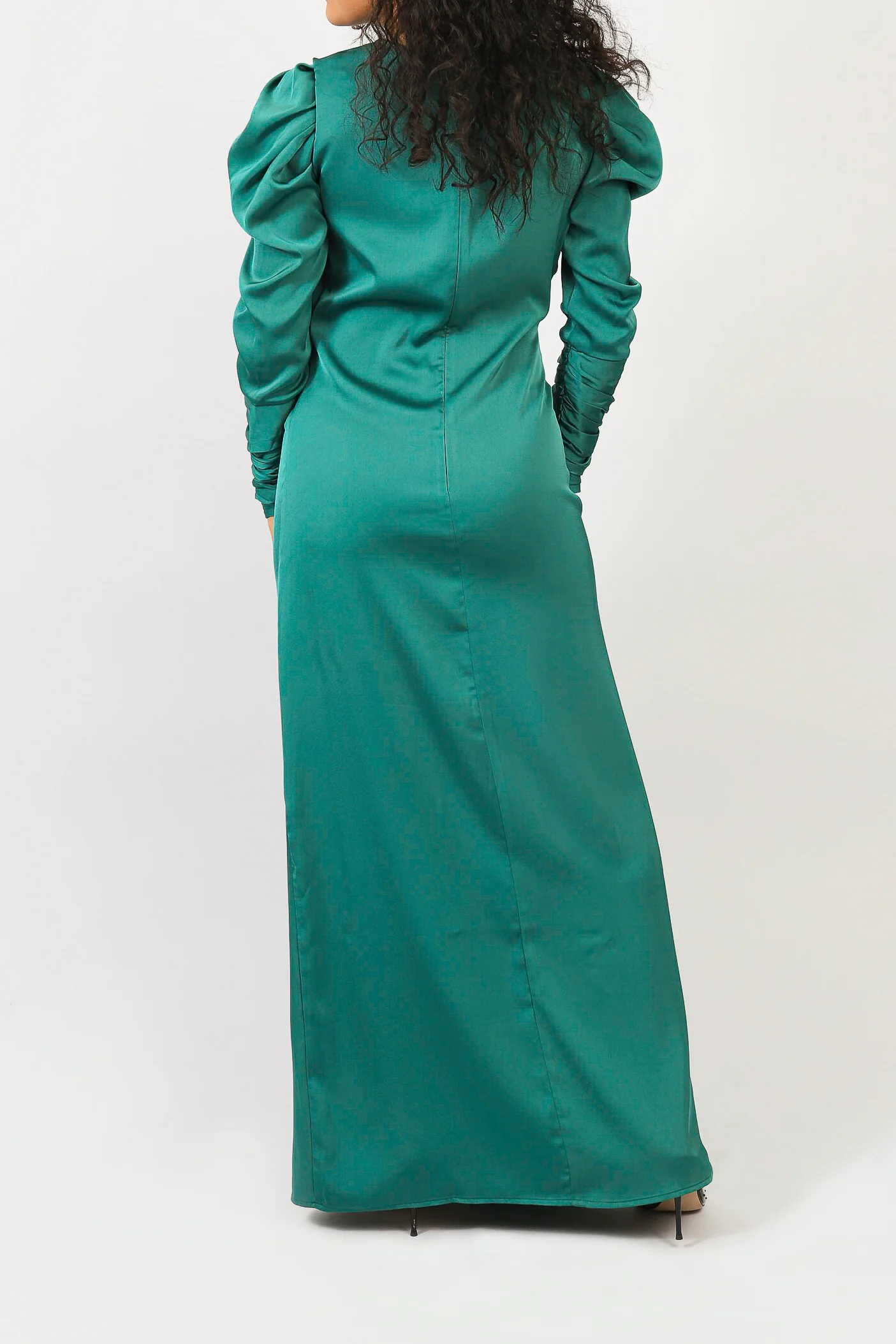 Billow Detailed Maxi Dress - Image 8