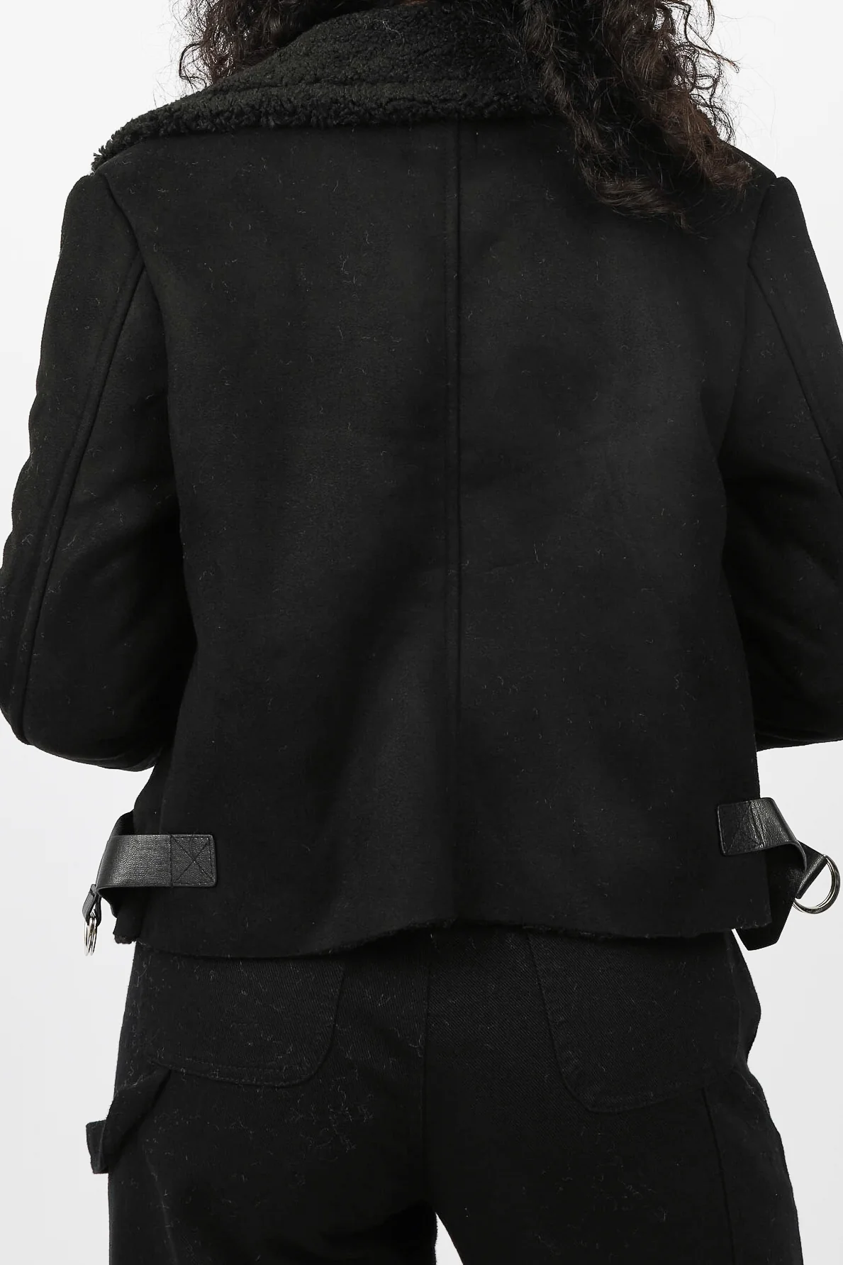 Blakely Fur Crop Jacket - Image 11