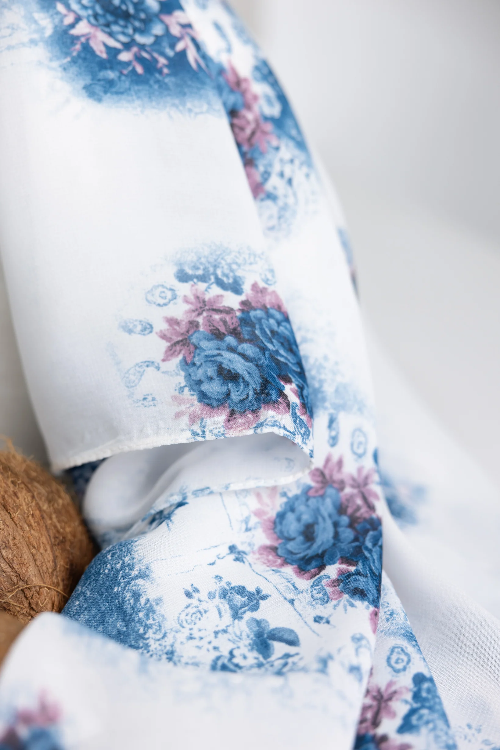 Blossom Square Print Shawl - Image 15
