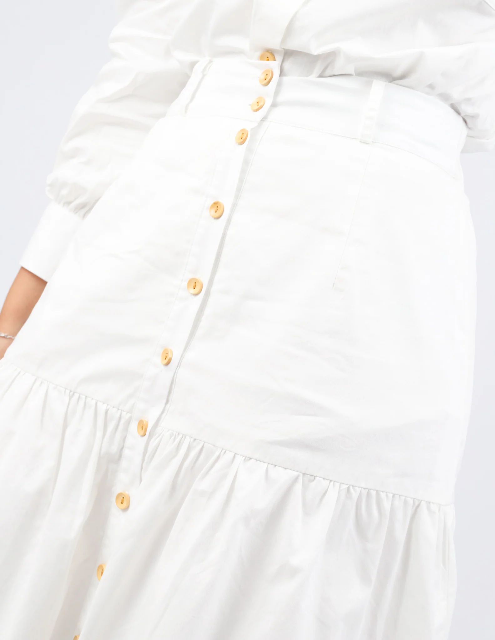 Buji Button Up Skirt - Image 11