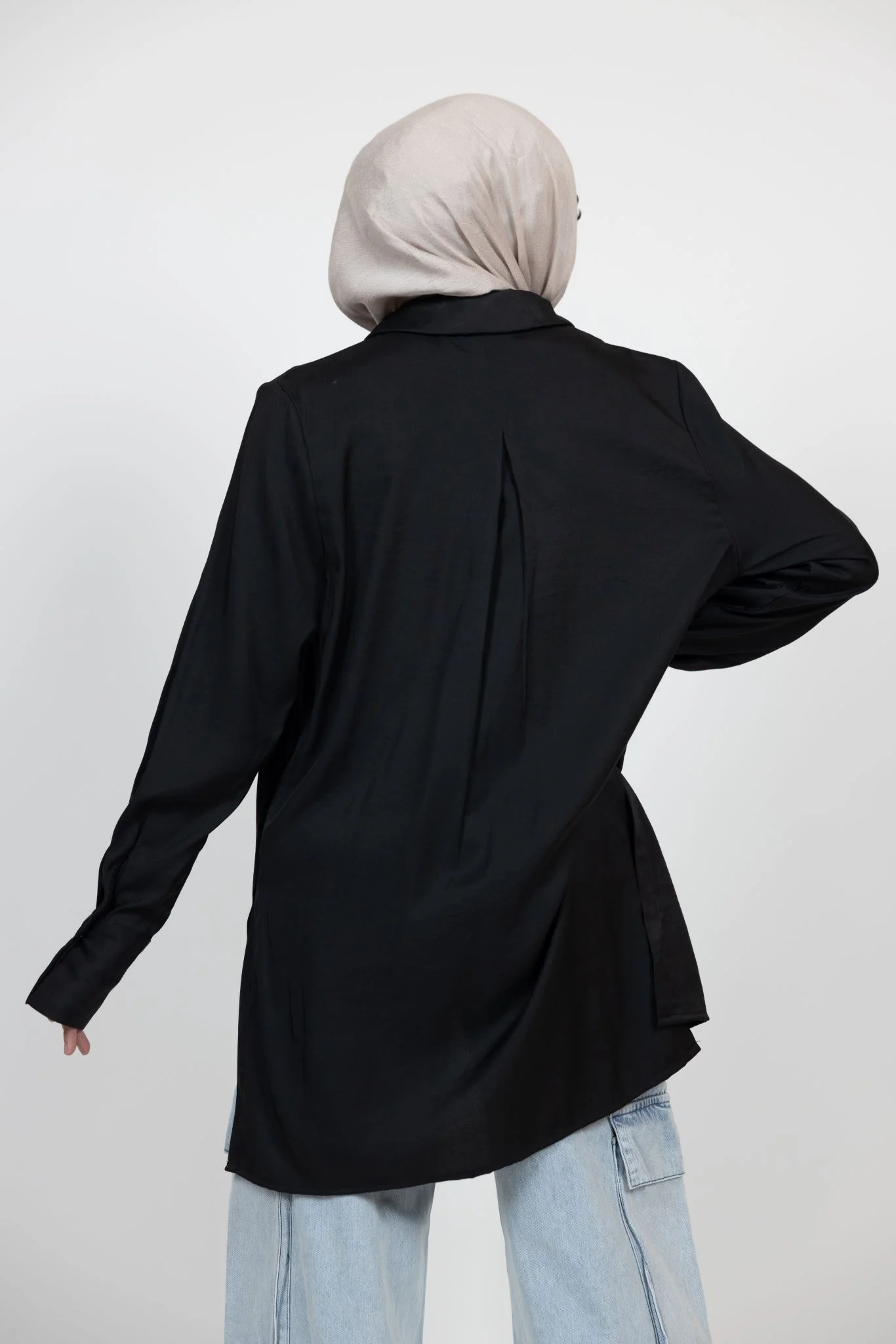 Button Side Split Shirt - Image 3