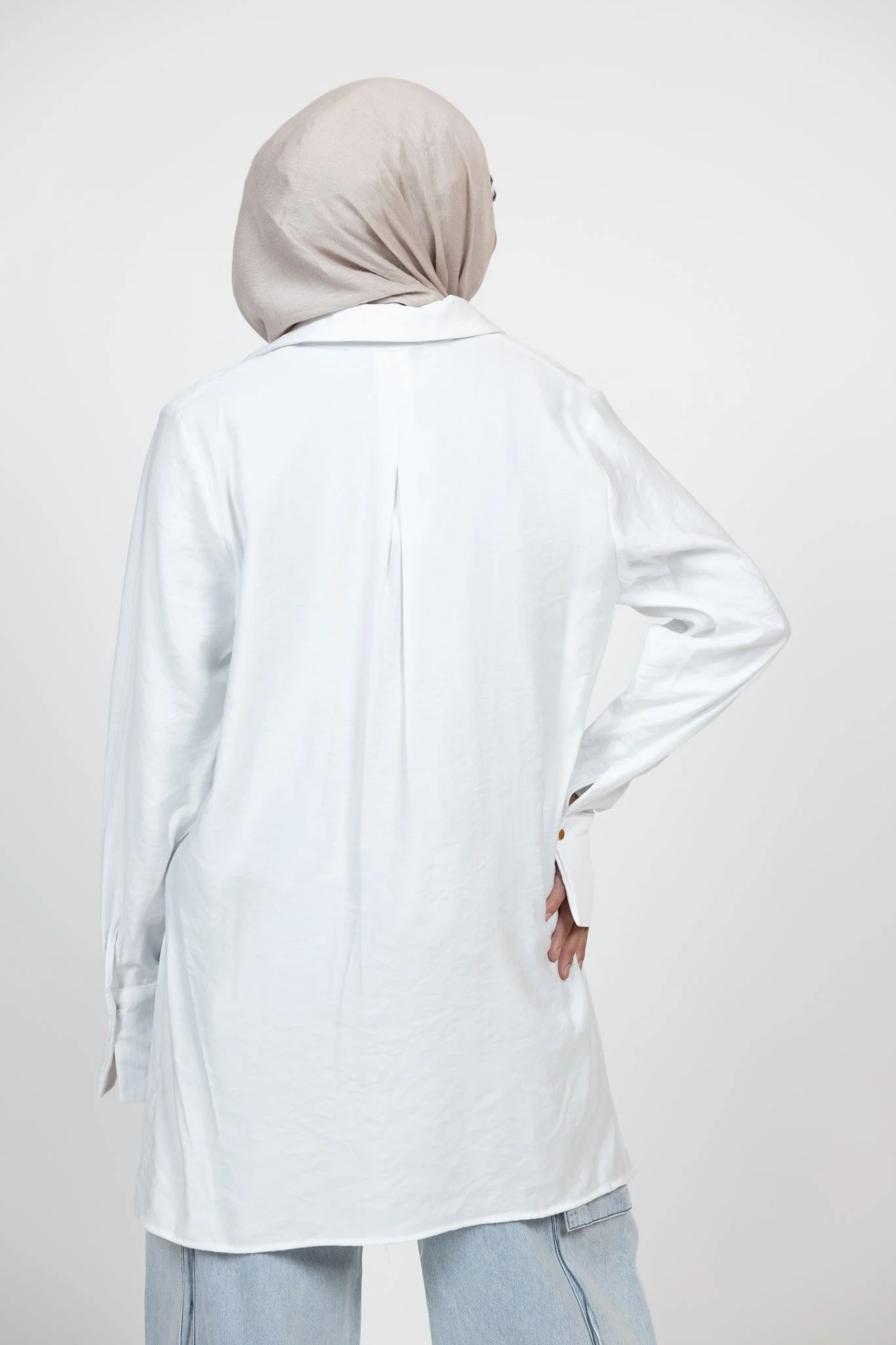 Button Side Split Shirt - Image 6