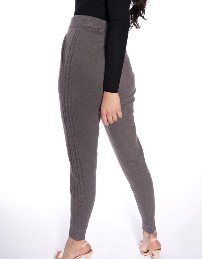 Cable Knit Pants With Pockets - Image 5