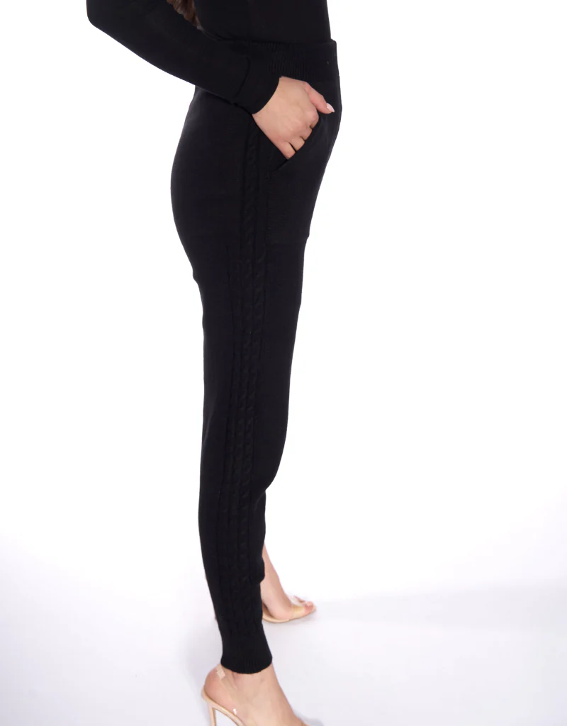 Cable Knit Pants With Pockets - Image 7
