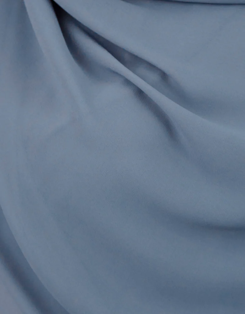 Chiffon Shawl - Shades of Light Blue - Image 4
