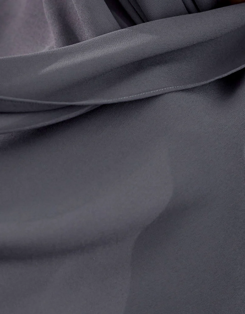 Chiffon Shawl - Shades of Light Blue - Image 6