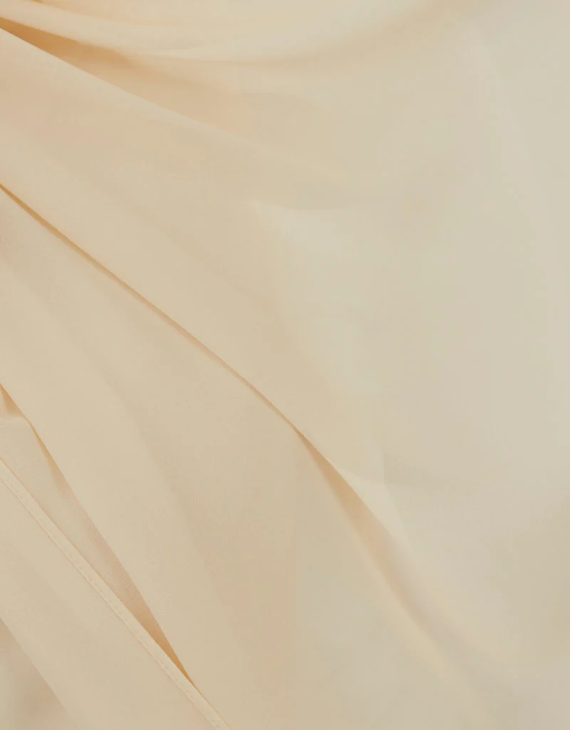Chiffon Shawl - Shades of White - Image 8