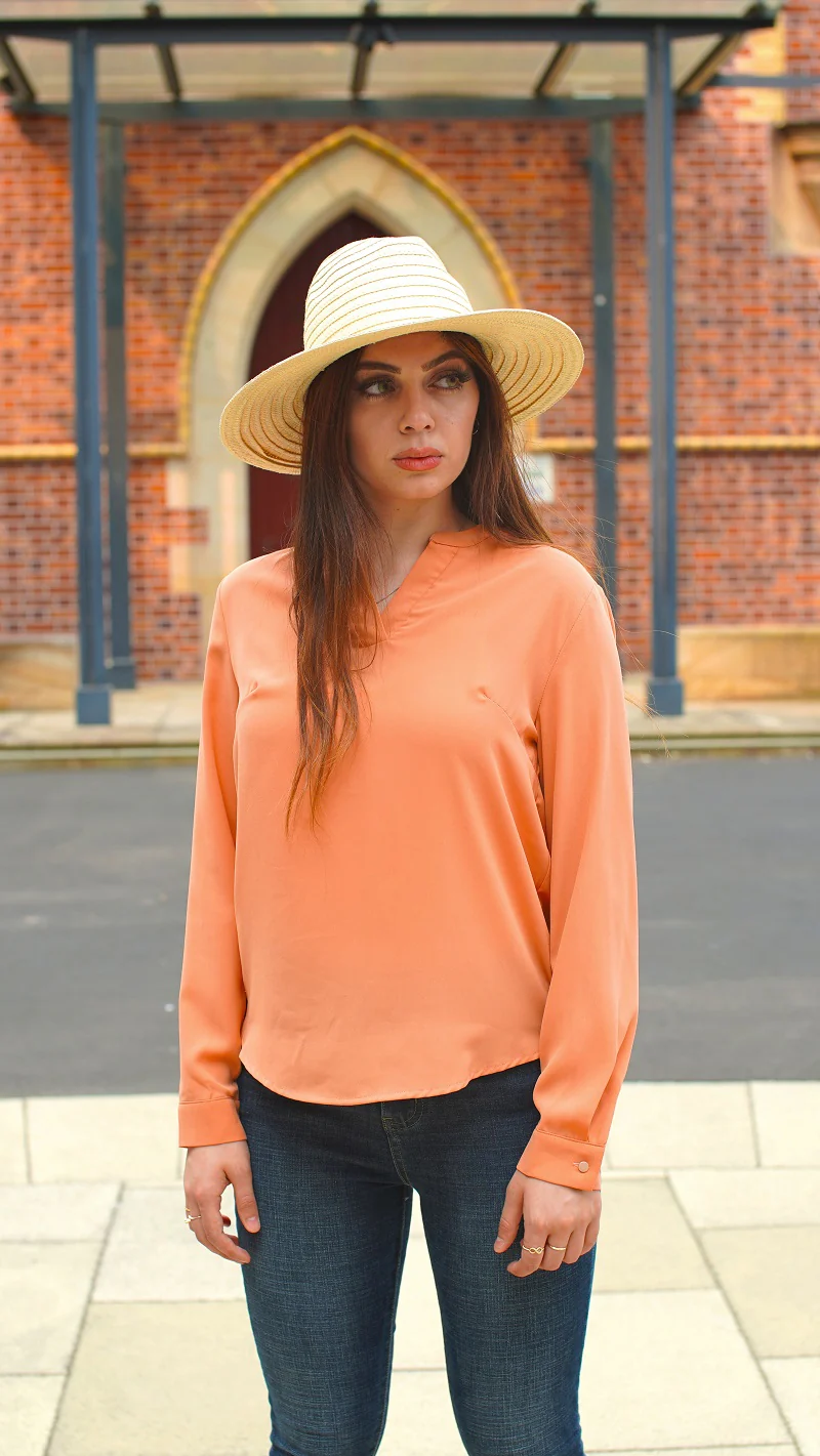 Chiffon V Blouse - Image 13