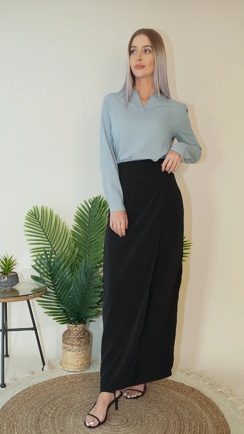 Chiffon V Blouse - Image 4