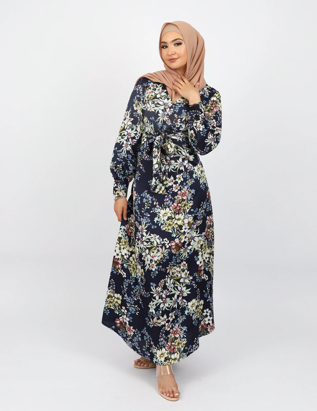 Clara Floral Wrap Dress - Image 4