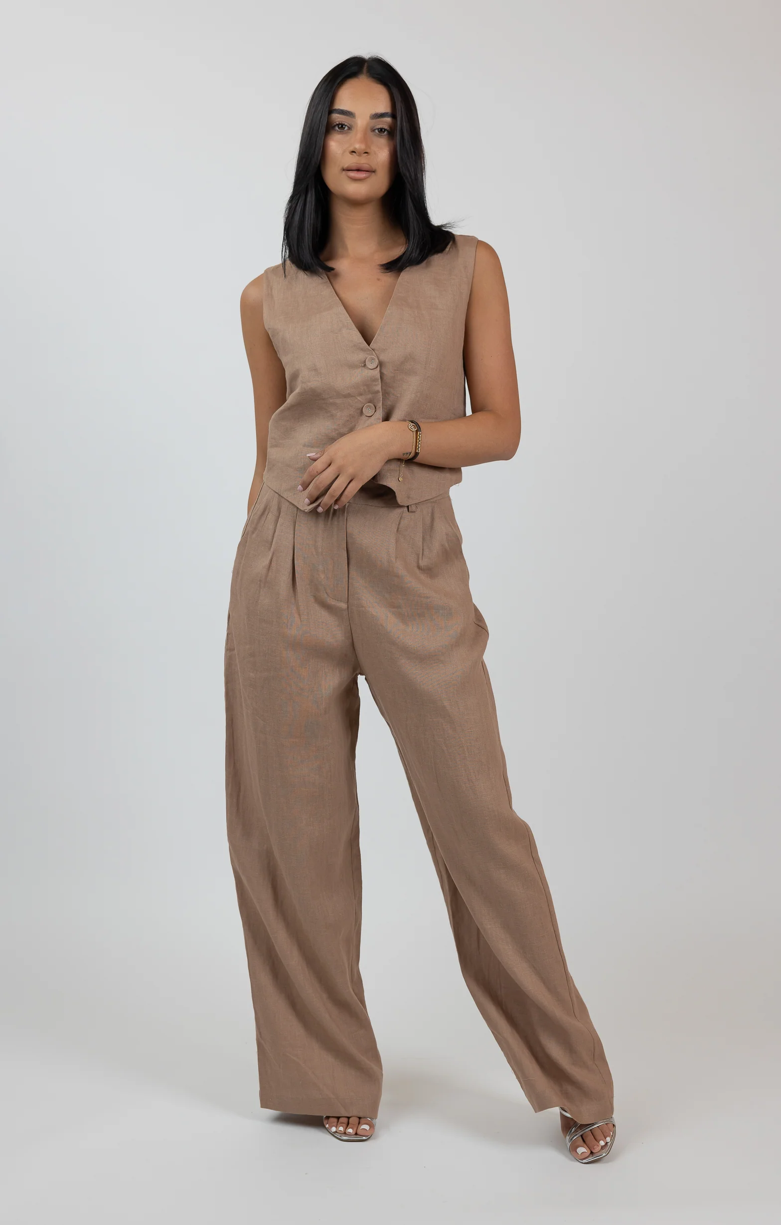 Coco 100%  Linen Pants - Image 2